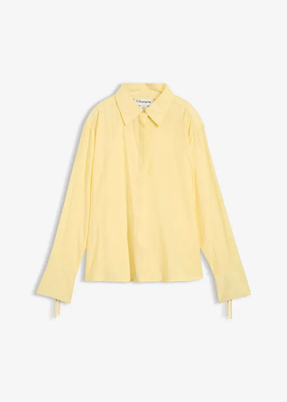 Skjorte i lett viskosemiks, bonprix