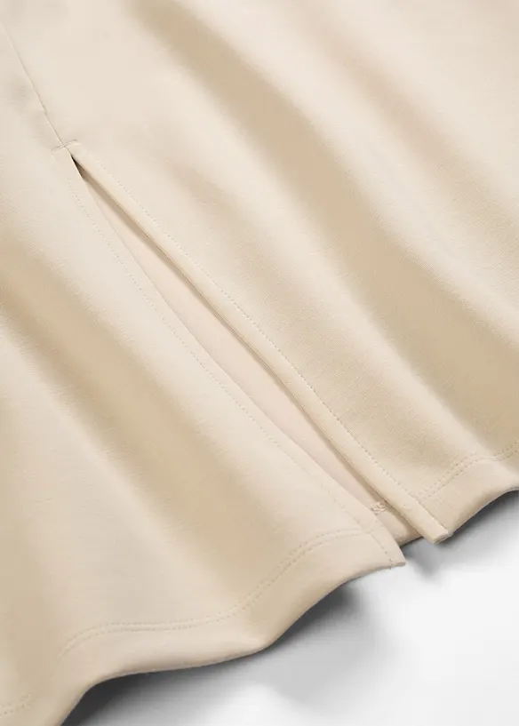 Midiskj&oslash;rt i mykt scuba-materiale, bonprix