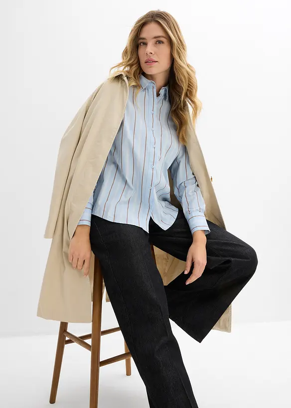 Skjorte i 100% bomull, bonprix