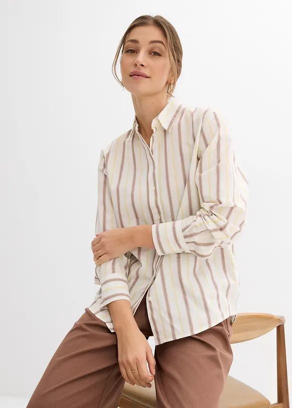 Skjorte i 100% bomull, bonprix