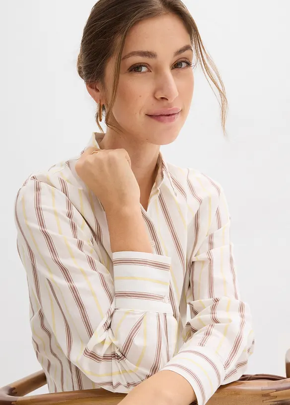 Skjorte i 100% bomull, bonprix