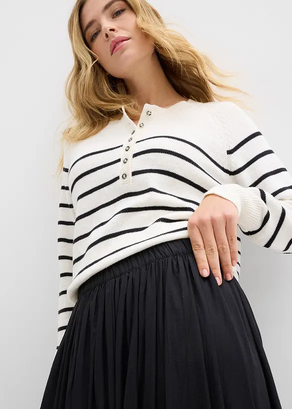 Maxiskj&oslash;rt i lett viskosemiks, bonprix