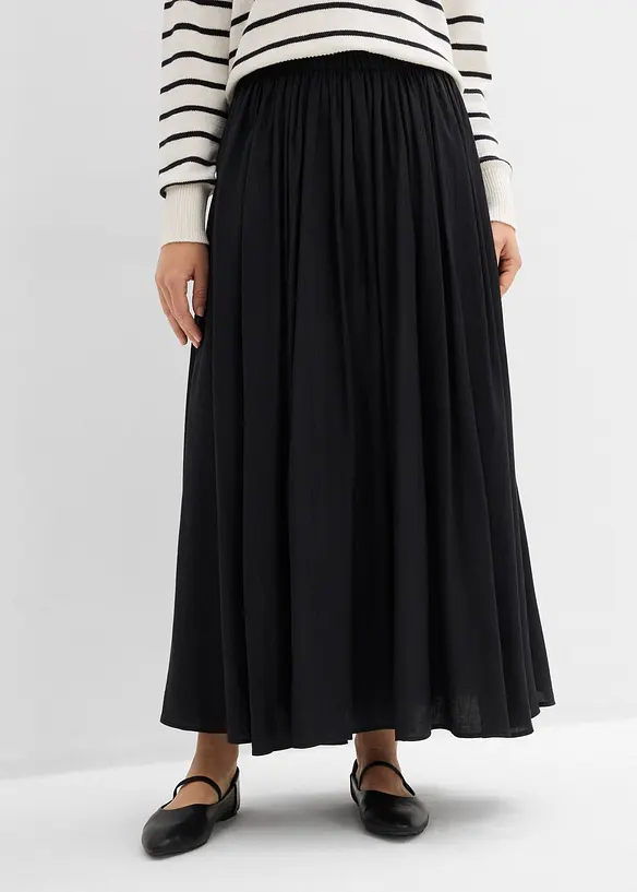 Maxiskj&oslash;rt i lett viskosemiks, bonprix