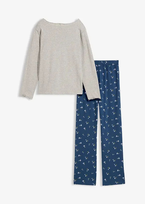 Pyjamas med myk bomull, bonprix