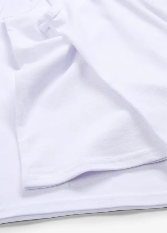 Singlet med myk bomull (3-pack), bonprix