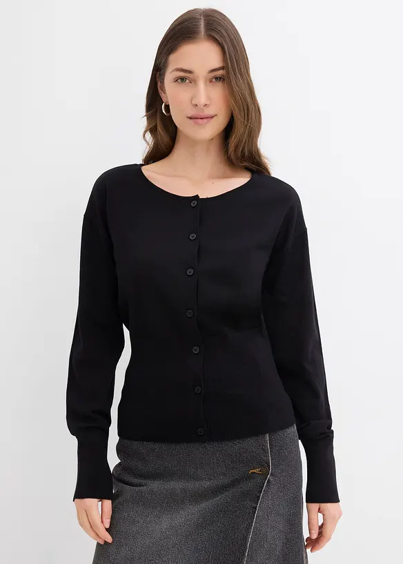 Finstrikket cardigan, bonprix