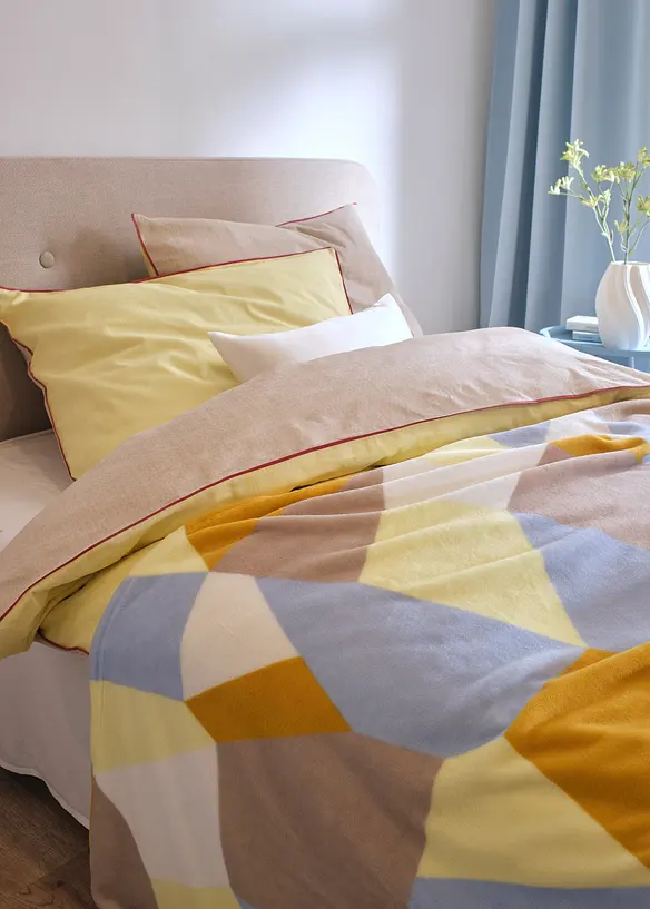 Vendbart sengesett i linon, bonprix