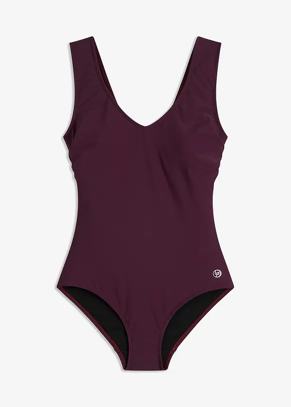 Shape-badedrakt, middels formende med V-utringning, bonprix
