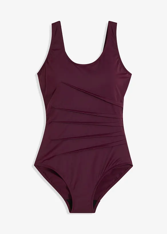 Shape-badedrakt med pyntefolder, lett formende, bonprix