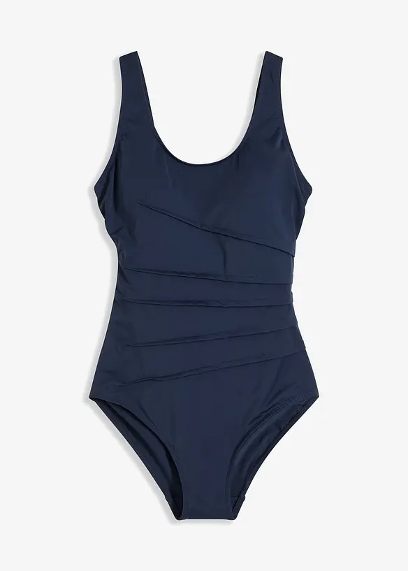 Shape-badedrakt med pyntefolder, lett formende, bonprix