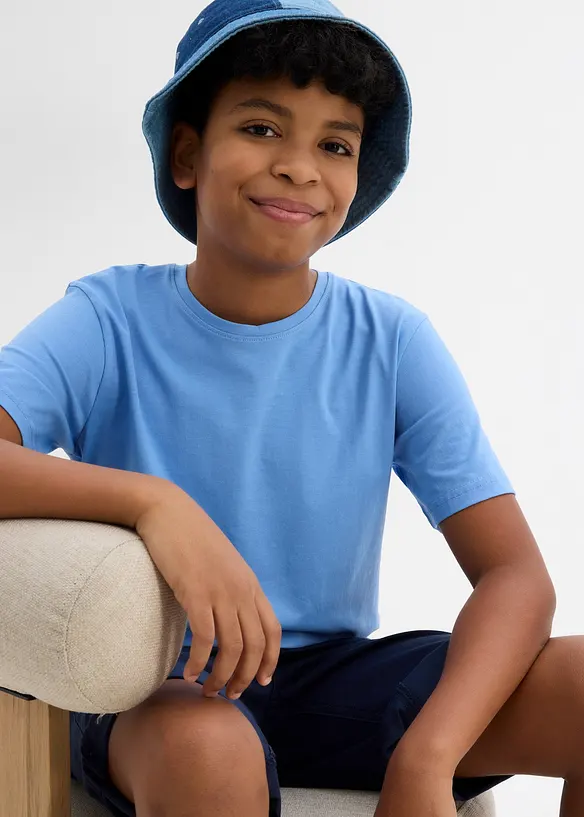 T-skjorte med &oslash;kologisk bomull (3-pack), bonprix