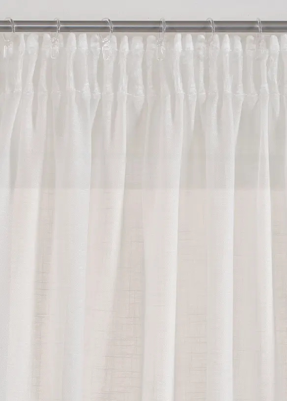 Gardin i strukturmateriale (1-pack), bonprix