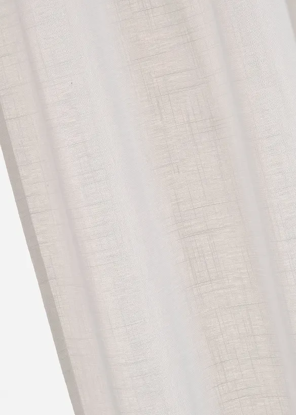 Gardin i strukturmateriale (1-pack), bonprix