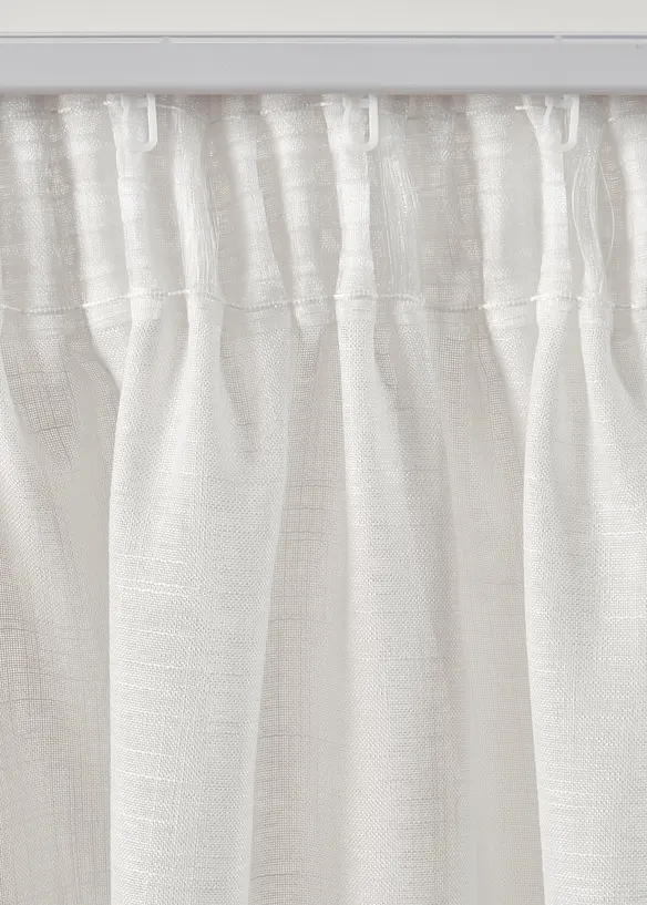 Gardin i strukturmateriale (1-pack), bonprix
