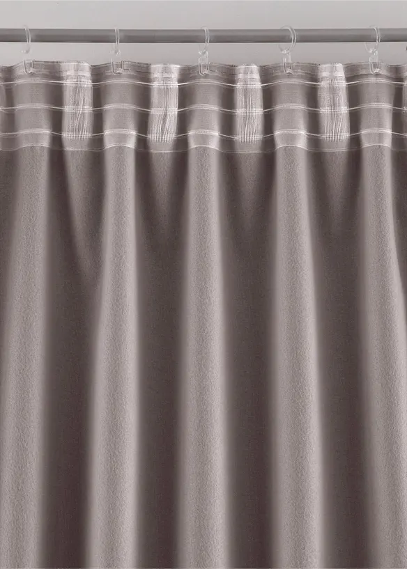 Varmeisolerende gardin med myk fleece p&aring; baksiden, f&aring;s ogs&aring; i ekstra lang (1-pack), bonprix