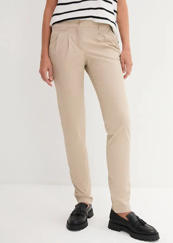 Chinos med stretch, bonprix