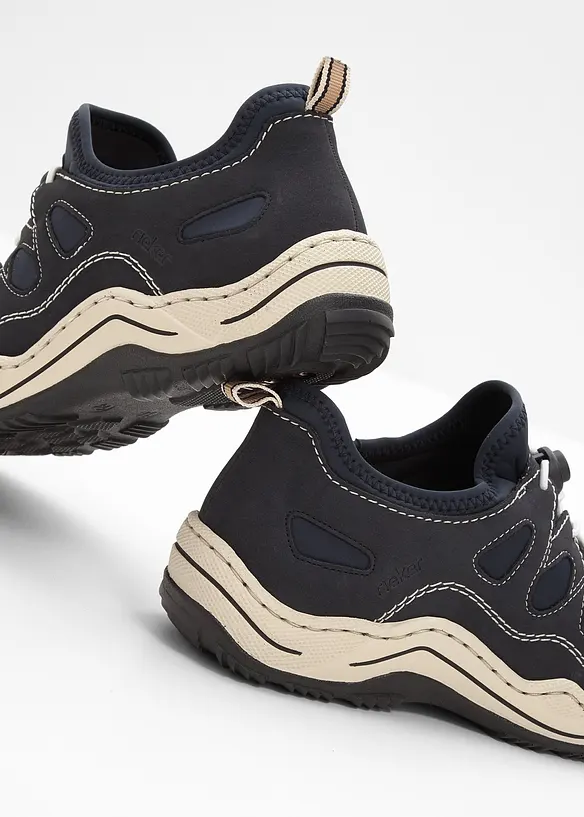 Komfort slip in-sneakers med lett s&aring;le fra Rieker, Rieker