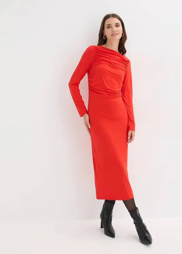 Midi jerseykjole, bonprix