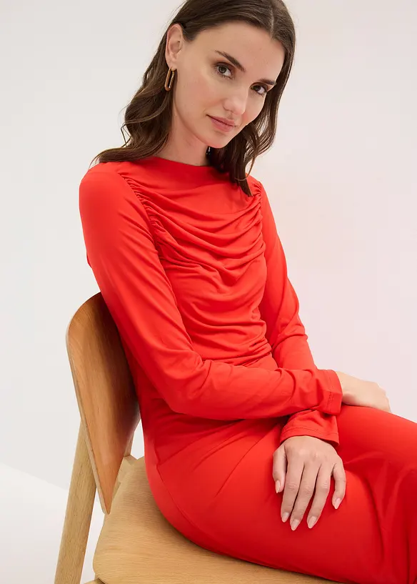 Midi jerseykjole, bonprix