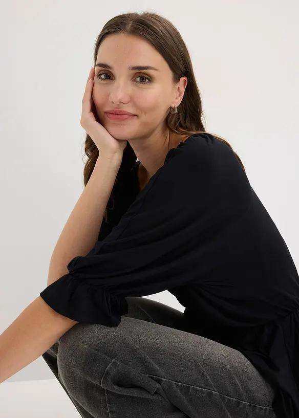 Trikottunika i viskosemiks, bonprix