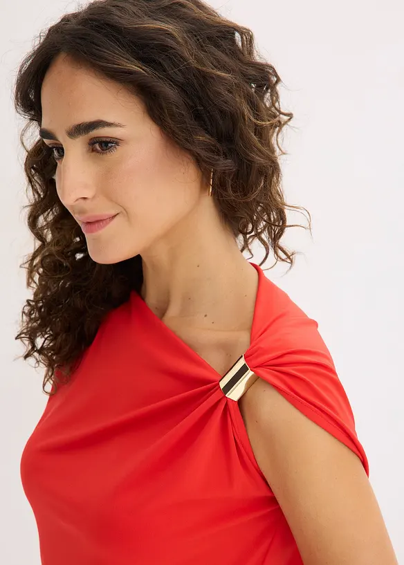 Topp med asymmetrisk utringning, bonprix