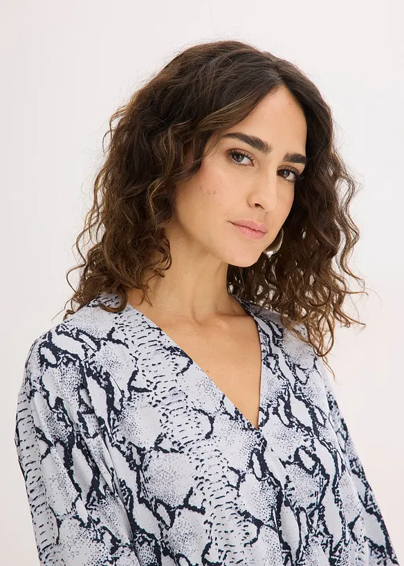 M&oslash;nstret kjole, bonprix