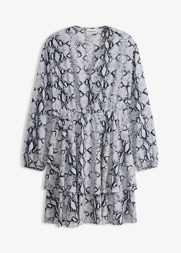 M&oslash;nstret kjole, bonprix