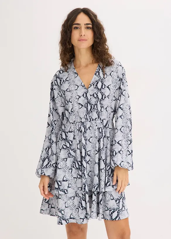 M&oslash;nstret kjole, bonprix