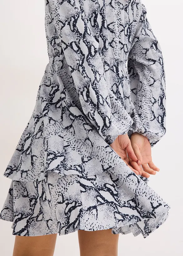 M&oslash;nstret kjole, bonprix