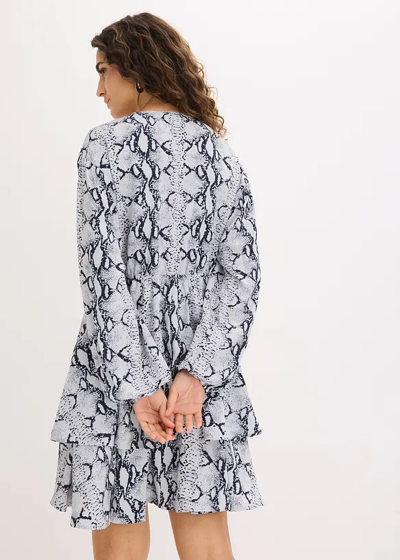 M&oslash;nstret kjole, bonprix