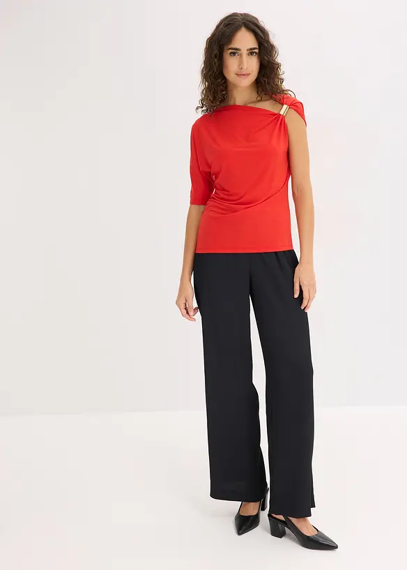 Topp med asymmetrisk utringning, bonprix