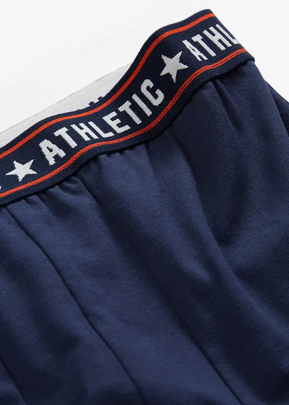 Boxsershorts med  bomull i ettersittende modell i midi-lengde (2-pack), bonprix