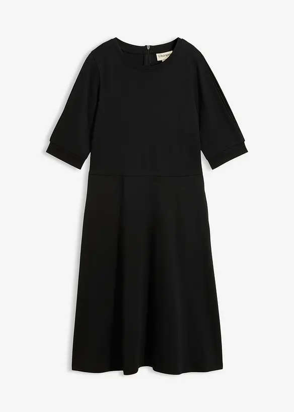 Trikotkjole i formstabil, &oslash;kologisk bomull, bonprix