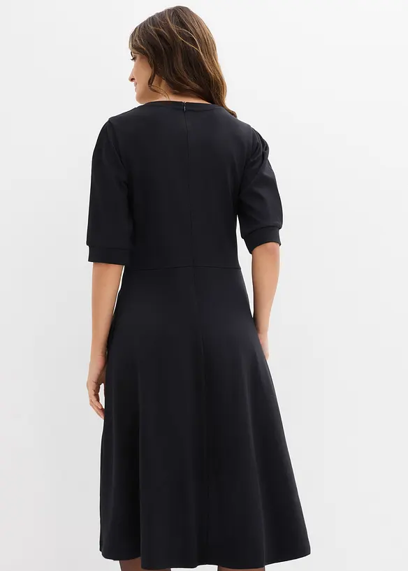 Trikotkjole i formstabil, &oslash;kologisk bomull, bonprix