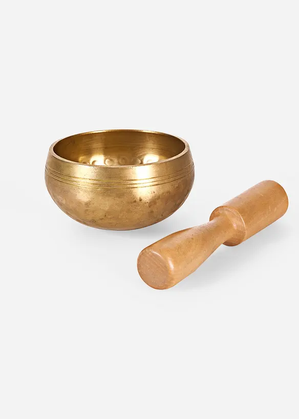 Pyntegjenstand klangsk&aring;l med trepinne, bonprix