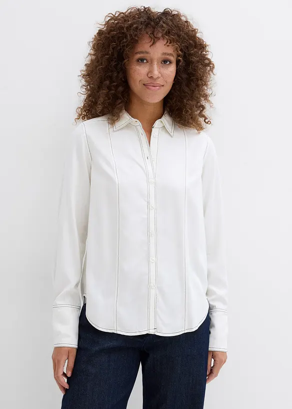 Bluse i lett viskose, bonprix
