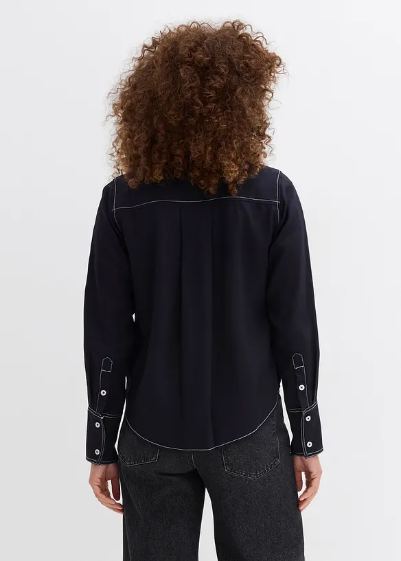 Bluse i lett viskose, bonprix