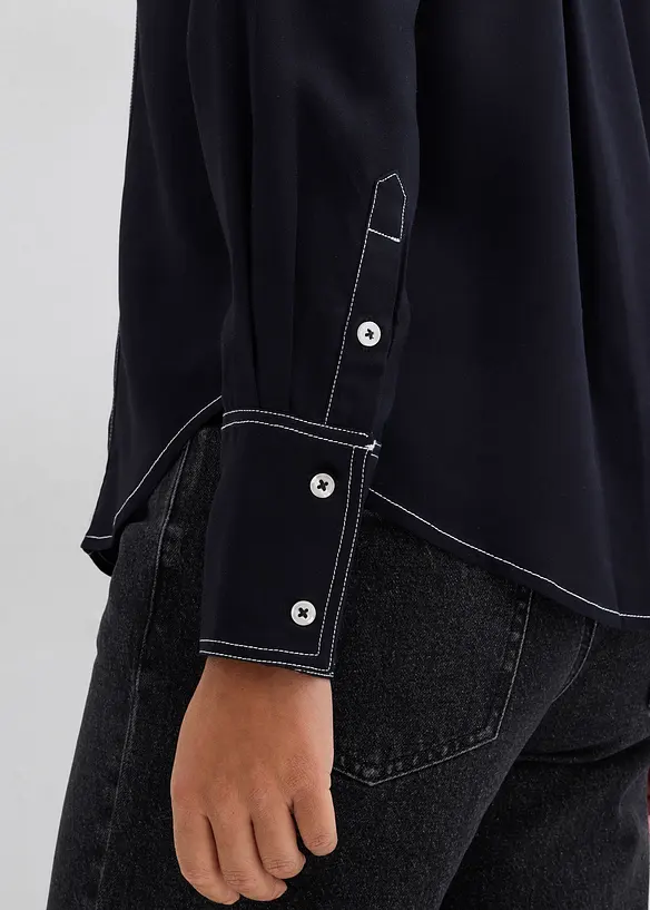 Bluse i lett viskose, bonprix