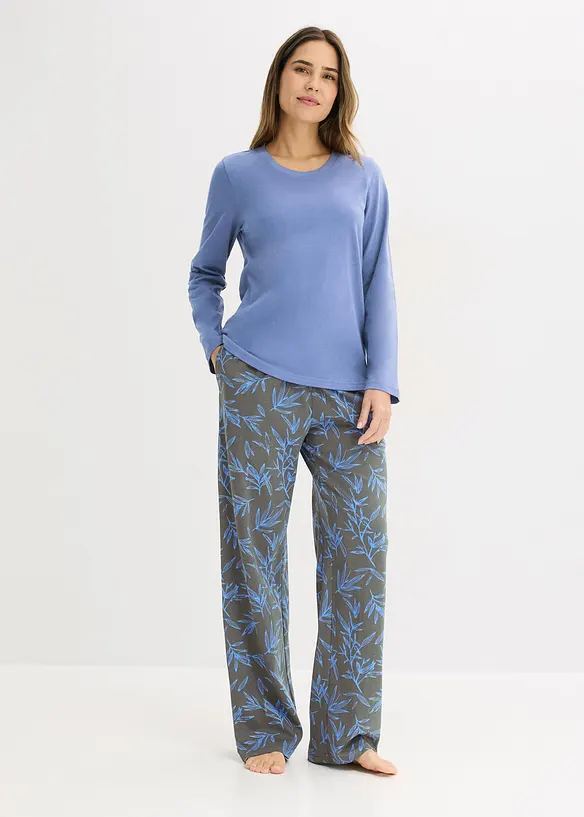 Pyjamas (3-delt sett) av ren bomull, bonprix