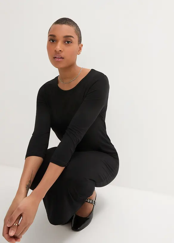 Trikotkjole i fin viskose, bonprix