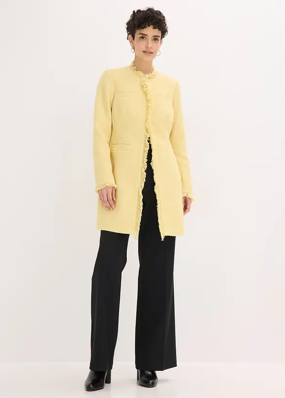 Lang boucl&eacute;blazer, bonprix