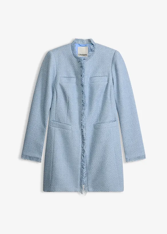 Lang boucl&eacute;blazer, bonprix