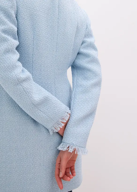 Lang boucl&eacute;blazer, bonprix