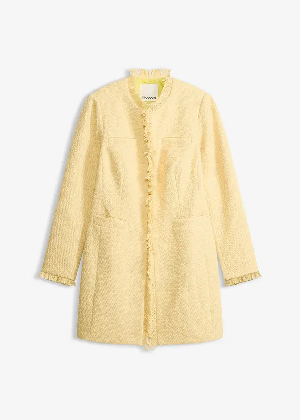 Lang boucl&eacute;blazer, bonprix