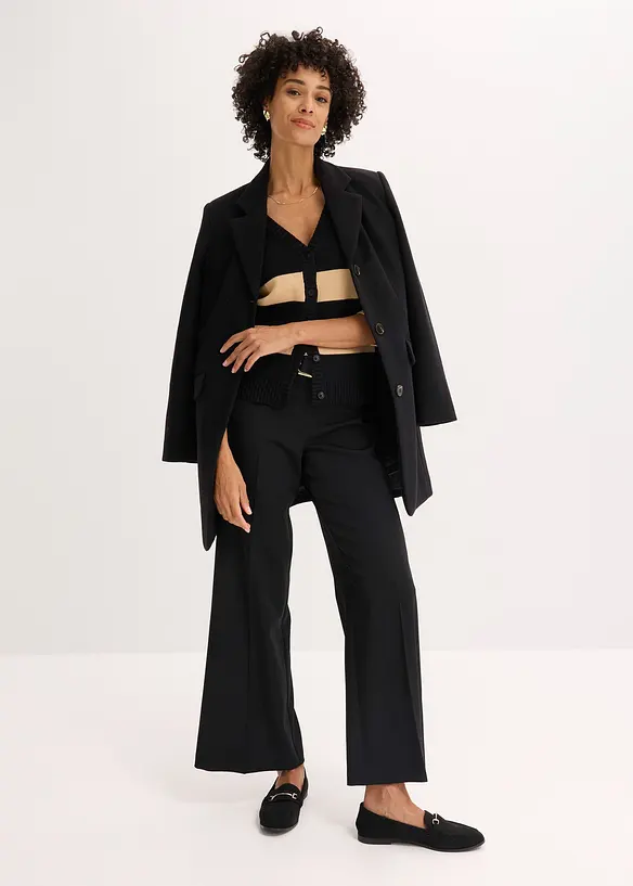 Cardigan med striper, bonprix