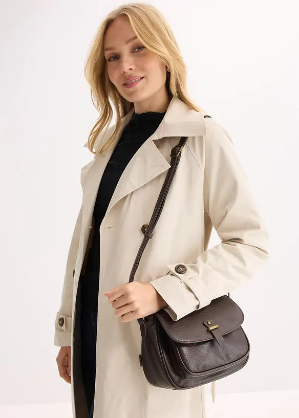Liten skulderveske med spennedetalj, bonprix