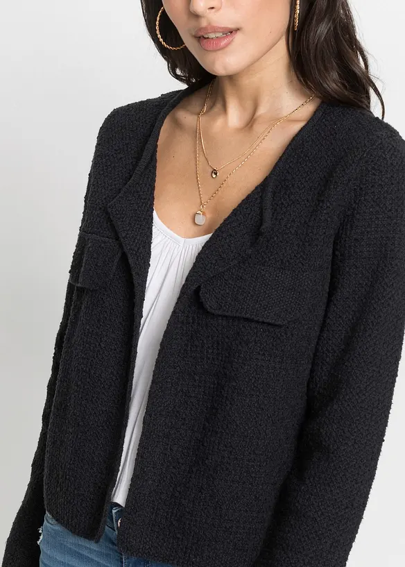 Cardigan i boucl&eacute;, bonprix