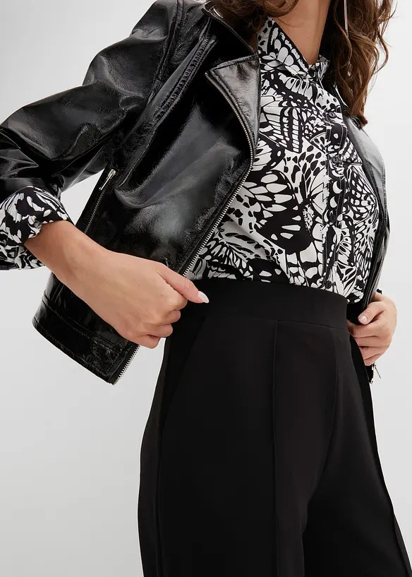 Pull on-bukse i formstabilt Interlockmateriale, bonprix