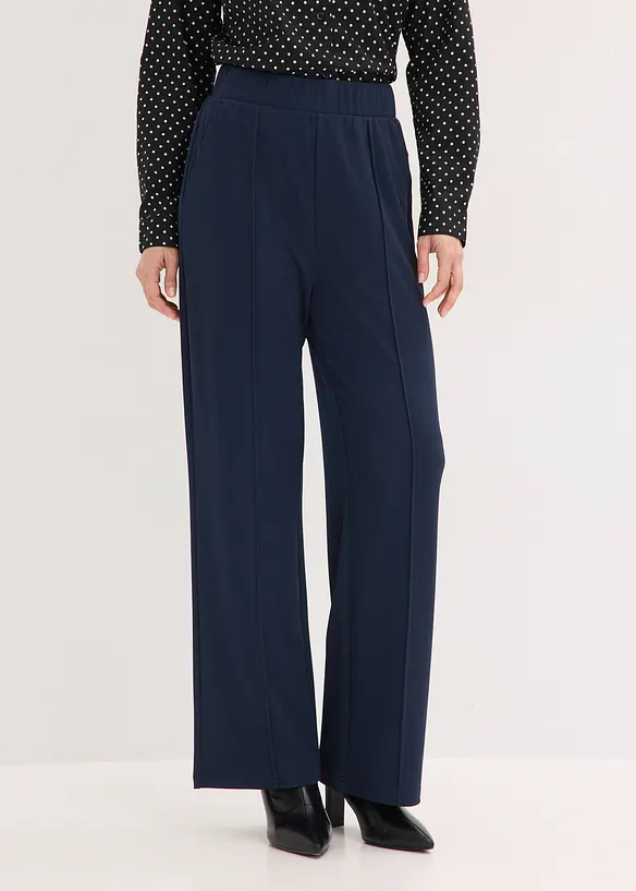 Pull on-bukse i formstabilt Interlockmateriale, bonprix