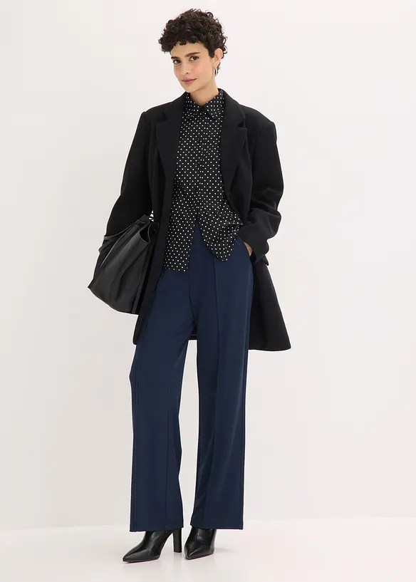 Pull on-bukse i formstabilt Interlockmateriale, bonprix